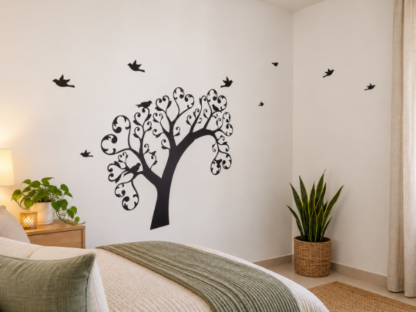 Diseño real Árbol y vida de XUL aplicado en una pared